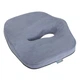 Подушка ортопедическая для сидения Correct Shape Max Comfort 50х50см от гемороя, простаты, подагры, серая (73374) - изображение 3