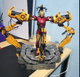 Коллекционная экшн-фигурка "Железный человек 2 с порталом". Статуэтка Marvel MK4 Iron Man Portal , 18см - изображение 7