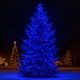 Уличная гирлянда нитка 50 м 500 LED Синяя белый провод гирлянда на улицу 8 режимов работы новогодняя гирлянда - изображение 2