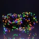 Уличная гирлянда нить 50 м 500 LED Мультиколор черный провод гирлянда на улицу 8 режимов работы новогодняя гирлянда - изображение 3