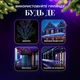 Уличная гирлянда нить 50 м 500 LED Мультиколор черный провод гирлянда на улицу 8 режимов работы новогодняя гирлянда - изображение 8
