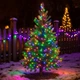 Гирлянда Нить уличная 30 м 300 LED Мультиколор белый провод гирлянда на улицу 8 режимов работы гирлянда нитка - изображение 3