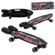 Скейтборд S-00501 Best Board с музыкой и дымом, USB зарядка, аккумуляторные батарейки, колеса PU со светом, Чёрный - изображение 2