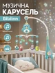 Музыкальная карусель Bibiinn 648 A-56 4 погремушки, мелодия, проэктор - изображение 1