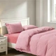 Комплект постільної білизни Lovely Svi варена бавовна (120 г/м2) Євро Червона смужка - зображення 2