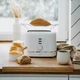 Тостер Adler AD 3224 white з решіткою для булочок 7 рівнів підсмажування розморожування підігрів 850 Вт - изображение 2