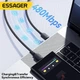 Зарядное устройство ESSAGER ES-CD37 100W + Кабель ES-X46 100W (E-marker 480Mbps) TypeC-TypeC Black (45447) - изображение 7