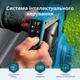 Пилосос-повітродувка садовий акумуляторний 45л турборежим 4 режими швидкості, мульчування 10:1, 270 км/год 550 м³/год для листя, сміття KS LBV-40V без АКБ та ЗП - изображение 8