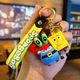 Брелок Губка боб Спанч Боб Квадратні Штани + Містер Крабс SpongeBob фігурка іграшка для ключів, рюкзака, сумки 7 см - зображення 8