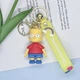 Брелок Барт Симпсон Симпсоны Bart Simpson фигурка игрушка для ключей, рюкзака, сумки 6.5см - изображение 5