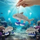 Мягкая игрушка-брелок Акула Тралалеро Тралала Tralalelo Tralala Italian Brainrot Итальянский брейнрот для детей 18 см - изображение 2