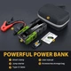 Пусковий пристрій Giatero 001B 4000А Peak 12800mAh Бустер для авто з функцією Power Bank + ліхтар має чохол (твердий футляр) - изображение 7