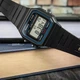 Электронные часы Casio F-91W-1D черные 30 м - изображение 3