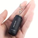 Мини брелок-фонарик с USB-зарядкой, ручной переносной мини-фонарик черный матовый soft-touch (5.5х2.2 см), цена за 1 шт. - изображение 3