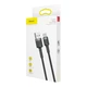 Кабель Baseus Cafule USB to USB-C 2A 2m (CATKLF-CG1) Black [67412] - зображення 5