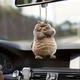 Подвеска-брелок акриловая двусторонняя плоская 2D Серьезный кот со сложенными лапками на зеркало в авто рюкзак и ключи 8 см 1 шт - изображение 9