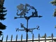 Флюгер маленький на крышу Дракон 2, ветряк на беседку, колодец, забор - изображение 5