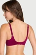 Бюстгальтер с уплотнённой чашкой Victoria's Secret 80D Бордовый(153038) - изображение 2