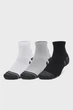 Носочки Under Armour унисекс 36-42 Черный-белый-серый (155780) - изображение 1