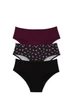 Набор трусиков 3 шт шортики Victoria's Secret 3(M) Микс (155615) - изображение 1