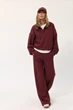 Штани джогери з лого SP010 2602574827510 L/XL Бургунді - изображение 1