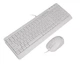 Комплект клавіатура+мишка A4Tech F1512 (White) Fstyler, дротовий, USB, білий колір - зображення 4