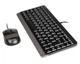Комплект клавиатура+мышка A4Tech F1110 (Grey) Fstyler, проводной, USB, черно-серый - изображение 5