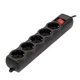 Сетевой фильтр Gembird SPG5-G-6B-PRO, 5 розеток, 1,8 м, черный - изображение 2