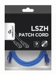 Патч корд Cablexpert PP6A-LSZHCU-B-0.5M, S/FTP, литий, 50u" штекер із фіксатором, 0.5 м, синій - зображення 4