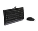 Комплект клавиатура+мышка A4Tech F1512 (Black) Fstyler, проводной, USB, черный цвет - изображение 3