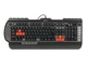 Клавиатура A4Tech X7-G800V USB, черная, инновационная игровая, с доп клавишами, мультимедийная, USB порт выходы для наушников и микрофона. 4 Speed, водонепроницаемая 22hot keys - изображение 1
