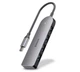 Type C мультифункциональный хаб USB 3.0 REAL-EL CQ-415 серый - изображение 1