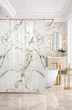 Штора для ванної кімнати SPAZIO MARBLE PEVA 200х200 см із 12-ма кільцями 5271582 - изображение 5
