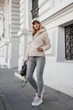 Куртка женская димисезонная бежевая 42-44 г1425.1050 - изображение 3