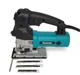 Лобзик электрический Makita 4329K 2600 ход/мин Мощность 650 Вт Наклон подошвы 45° Макс. глубина пропила 80 мм - изображение 9