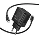 Адаптер сетевой HOCO C to C cable Profit single port PD charger set N83 |1Type-C, 40W/3A, PD/QC| 5220366 - изображение 4