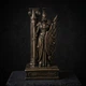 Статуэтка Афина 24 см DIKOCE древнегреческая богиня греческая мифология мудрость война стратегия античная скульптура полистоун бронза - изображение 1