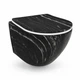 Підвісний унітаз VBI VULCANO BLACK ONYX - зображення 7