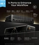 Сетевое зарядное устройство Anker Prime 14-в-1 8К видео с поддержкой трех дисплеев DisplayLink и зарядкой 140Вт (DL7400) - Black Myth: Wukong Limited Edition - изображение 3