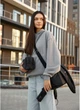 Женская спортивная сумка из оксфорда Sambag Черная (58630251641) - изображение 9