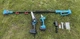 Акумуляторний набір Makita 3в1 DUC155HN DUP365 мініпила секатор висоторіз телескопічна штанга 2.6 м садовий комплект для обрізки дерев гілок кущів шина 15 см різ 30 мм 4 режими автоматичне змащення 2 АКБ - зображення 2