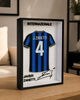 Картина в рамці з футболкою футболіста Javier Zanetti номер 4. Aivory - изображение 1