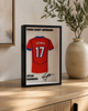 Картина з футбольною формою Vítor Ferreira (Vitinha) №17 клубу Paris Saint-Germain. Aivory - изображение 1
