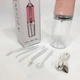 Іригатор ротової порожнини Oral Irrigator з 3 режимами, тиском 275–780 кПа, акумулятором 1500 мАг, IPX7, 2 насадками та контейнером 200 мл рожевий - изображение 5