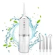Іригатор ротової порожнини Oral Irrigator з 3 режимами, тиском 275–780 кПа, акумулятором 1500 мАг, IPX7, 2 насадками та контейнером 200 мл білий - изображение 1
