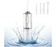 Іригатор ротової порожнини Oral Irrigator з 3 режимами, тиском 275–780 кПа, акумулятором 1500 мАг, IPX7, 2 насадками та контейнером 200 мл білий - изображение 3