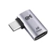 Адаптер Cable Matters Type-C Flat Right Angle, 40Gbps, 4K@240Hz, 240Вт, silver - изображение 1