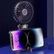 Ручний вентилятор із підставкою для телефону, Mini fan XL-880, Синій - зображення 6
