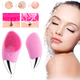 Силиконовая щетка-массажер BUCOS Sonic Facial Brush S1 электрическая, Розовая - изображение 1