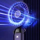 Ручний вентилятор із підставкою для телефону, Mini fan XL-880, Синій - зображення 8